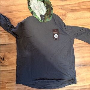 Ohio State salute to service hoodie team issued sz large